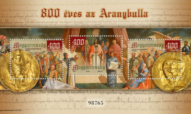 Szent István és az Aranybulla kapcsolata a bélyegekkel