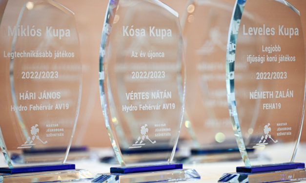 Jégkorong: három fehérvári kapott díjat a szövetségtől