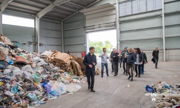 Bejárás volt a modernizált csalai hulladékkezelő központban