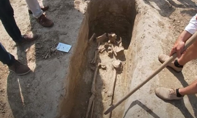 Ritka leleteket találtak Csákberényben az avar kori temető feltárásánál