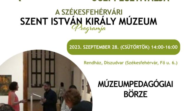 Múzeumok Őszi Fesztiválja – tárlatvezetés és börze a Rendház épületben