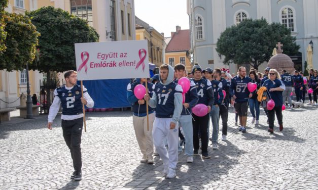 A megelőzés életet ment és biztonságot ad! – mellrák elleni séta a Belvárosban