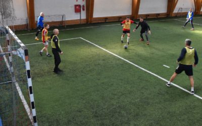 Újra szilveszteri örömfocival búcsúztatják az évet Tiberék a Vidi utánpótlás műfüves csarnokban