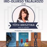 Író-olvasó találkozó lesz Tóth Krisztinával hétfőn a Gárdonyiban