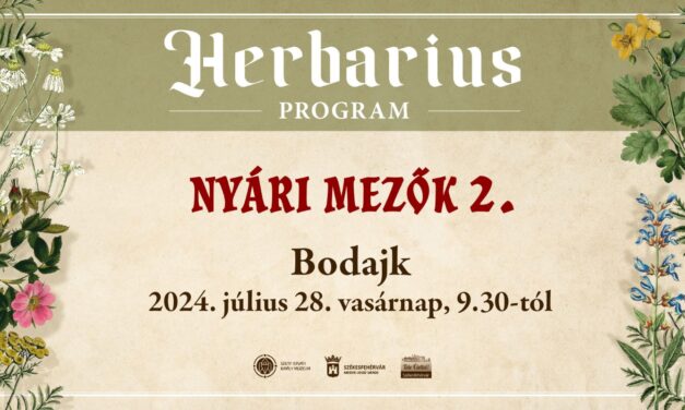 Bodajkon lesz a következő gyógynövénygyűjtő Herbarius túra