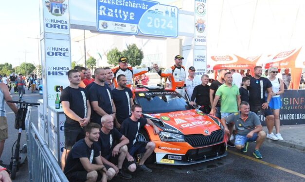 A Velenczei – Vánsza páros nyerte a Székesfehérvár Rallye-t