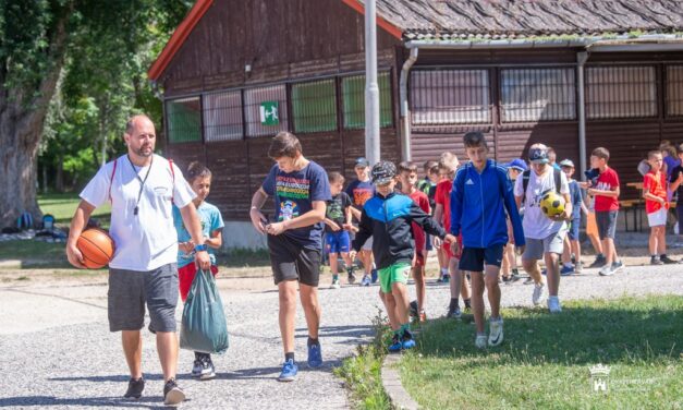 Vakációzás a Bregyóban – javában zajlik a Napraforgó Városi Napközis Tábor