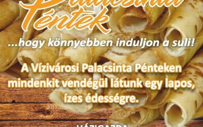 Nyárzáró palacsintázásra várják a gyerekeket pénteken