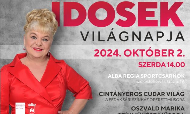 „Cintányéros, cudar világ…” – Operettgála az Idősek világnapján