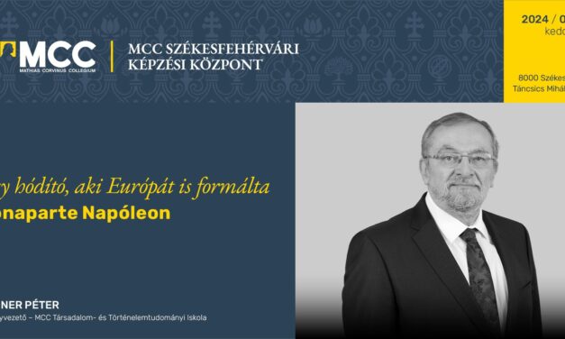 Fókuszban Napóleon – folytatódik az MCC ismeretterjesztő előadássorozata