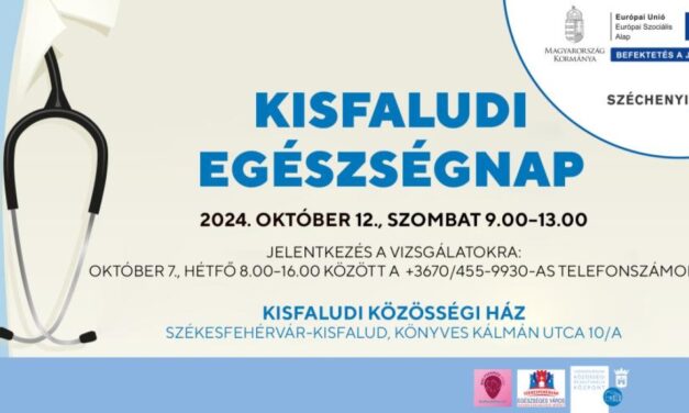 Egészségünkért: szűrések mindenkinek, Kisfaludon is