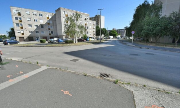 Körforgalmi csomópont és járda épül a Palotavárosban