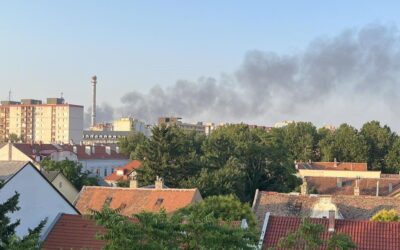 Tűz van a csalai a hulladéklerakóban – már oltják!