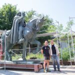 Napokon belül visszakerül Fehérvárra a restaurált Szent István lovasszobor