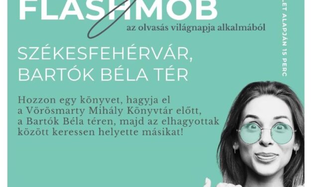 Olvasás világnapja: Könyves Flashmob a Bartók téren