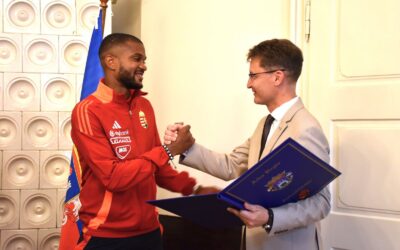 Átvette a Tiszteletbeli Polgár címet a Vidi egykori kiválósága