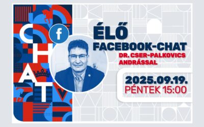 Péntek délután élő online chatben kérdezheted a Vidiről dr. Cser-Palkovics Andrást