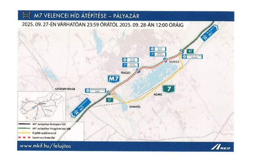 m7 lezárás