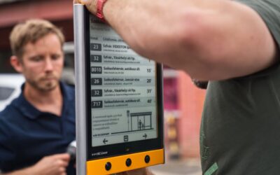 Új, valós idejű utastájékoztató rendszer tesztelését kezdték el buszmegállókban