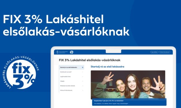 Hasít a fix 3%-os lakáshitel