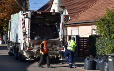 Az év végén is a megszokott rendben működik a hulladékszállítás