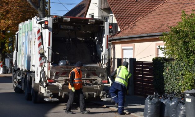 Az év végén is a megszokott rendben működik a hulladékszállítás