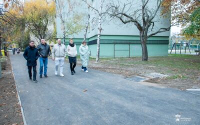 Megújult a járda a József Attila utca páros oldalán