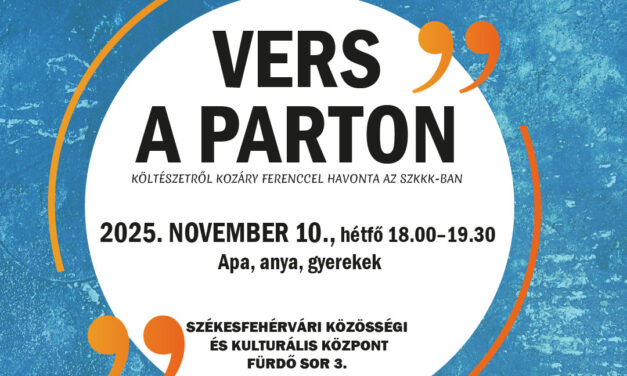 Hétfőn ismét Vers a parton!