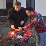 Az öröm gyertyája is ég már az öreghegyi adventi koszorún