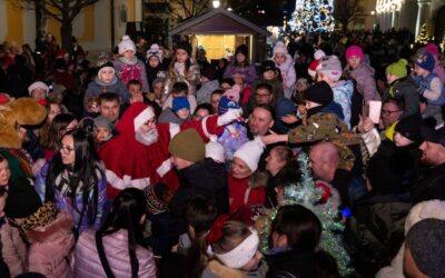 Télapó itt volt idén is a Belvárosban