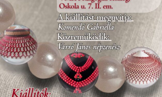 Gyöngyfűző-kiállítással ünneplik a magyar kultúra napját a könyvtárban