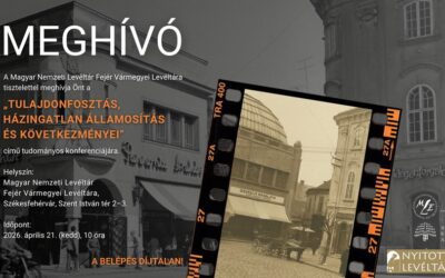 Tudományos konferencia lesz kedden a vármegyei levéltárban