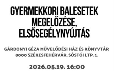 Gyermekkori balesetek megelőzése, elsősegélynyújtás – a népszerű program folytatódik a Gárdonyiban
