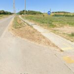 Útépítés Kisfalud határában, ideiglenesen lezárás a kerékpárúton az Aranybullánál