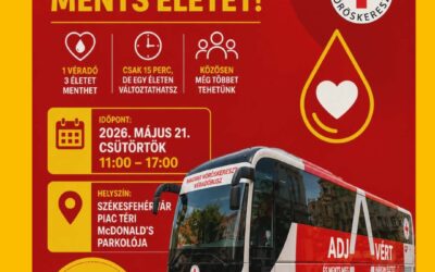 Csütörtökön érkezik a véradóbusz Székesfehérvárra