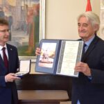 Az egykori BEK-döntős, olimpiai ezüstérmes Kű Lajos kapta a „Székesfehérvár a Kárpát-medencei együttműködésért” díjat