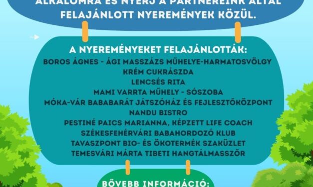 Játszótérről játszótérre – ismét útnak indulnak a fehérvári családok