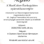Különleges koncertre hívja a zenekedvelőket a MusiColore Énekegyüttes