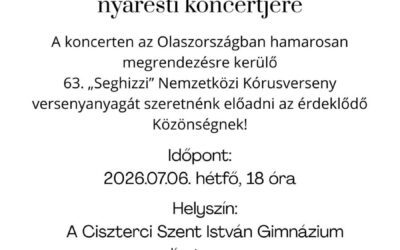 Különleges koncertre hívja a zenekedvelőket a MusiColore Énekegyüttes
