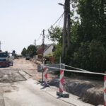 Nagyszombati utcai felújítás: még két hétig maradt a lezárás