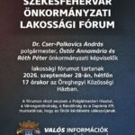 Lakossági fórum lesz szeptember 28-án Öreghegyen