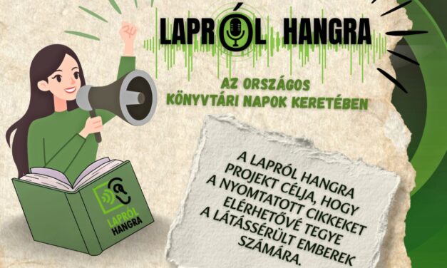 Lapról hangra – önkénteseket vár a könyvtár