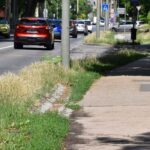 Járdafelújítás a Lövöldén – két hétig nem áll meg a 33-as a buszmegállóban