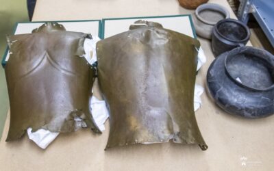 24 év után hazatért Fehérvárra a 3000 éves késő bronzkori páncél